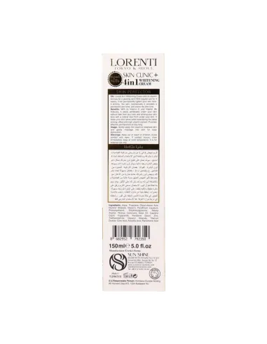 Lorenti 4In1 Whitening Cream 150 ml For Face